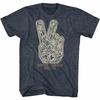 Stone Temple Pilots Peace Navy Heather Adult T-Shirt