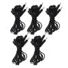 5pcs for TENS Lead Wires Professional 2.5mm Elbow Plug Replacement Lead Wire for TENS Machines