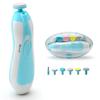 [Recommended by Childcare Workers] Baby Nail Clippers, Electric Nail File, 6 Interchangeable Heads with LED Light, Electric Nail File, Electric Nail F