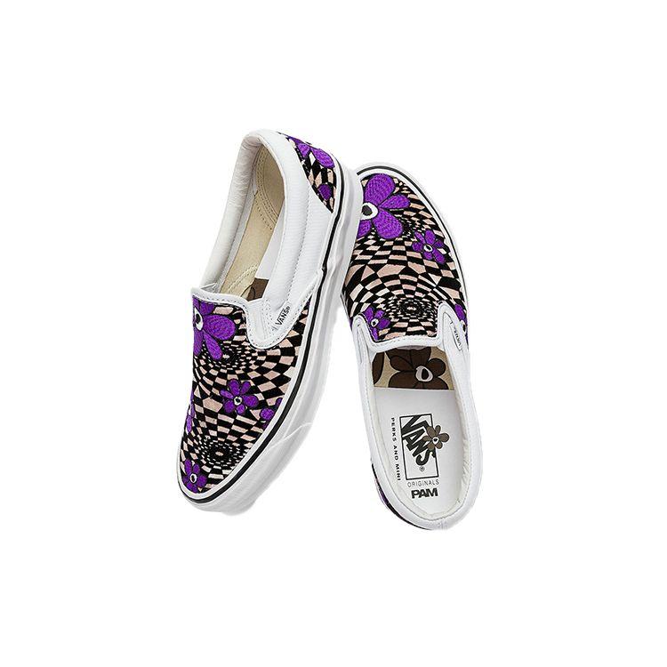 Perks and Mini X Vans OG Classic Slip-On LX Heliotrope Unisex Sneakers Brown True-White VN0A32QNBF2