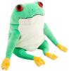 Shinada Global Mochi Series Mochikaeru Frog Green (Large) 22 X 22 X 30 Cm Plush Frog Animal MOKR-0350G