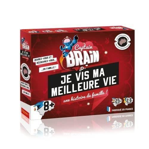 Jeu De Société - UPYAA - Captain Brain - Je Vis Ma Meilleure Vie - Jeu De Réflexion Et Stratégie - Mixte