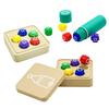 45659 Sets Korean Jacks Stone Game with Box Hand-Eye Coordination Training Traditional Stone