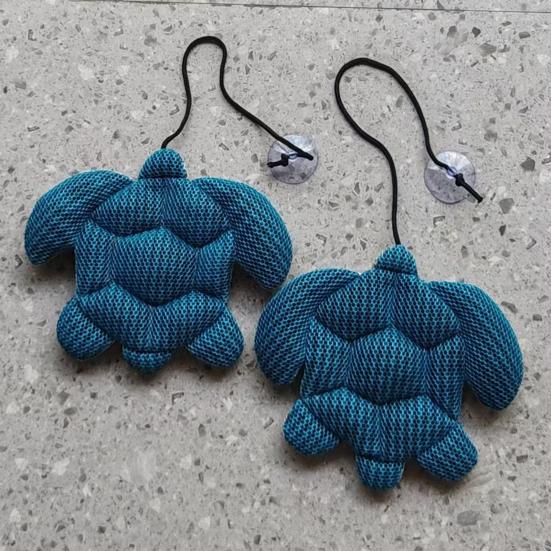 1/2Pcs Turtle Hot Tub Scum Absorber with Suction Cup Reusable Spa Hot Tub Cleaner Swimming Pool Floating Oil Absorbing Filtering Scum Sponge