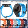 Silicone Straps 24mm New Band For SUUNTO Ambit 1/2/3/2S/2R/3P/3S/3R Smart Sport Watchband Bracelet Replacement Strap Accessories