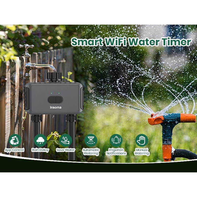 Garden Irrigation Watering System, Automatic Water Timer, Remote Sprinkler Programmer