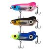 6.5CM/18G/24G Fishing Lure Light with Treble Hook Long Casting Sinking Artificial Bait with 3 Colors LED Light Saltwater Freshwater Bass Walleye