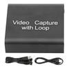 Video Capture Card with HD Multimedia Interface Loop Out USB Live Game Capture Board for PS4 Switch