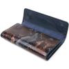 Beautiful Roomy Women's Wallet Made of Genuine Leather with Snake Embossing CANPELLINI Wallet 21663 Multicolored
