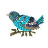 Creative Animal Brooch Full Of Rhinestones Bird Brooch Clothing Exaggerated Accessories Bird Pin Brooch