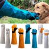 1 Pair Animal Handling Gloves Bite-Proof Long Arm Protection Thickened Bite Resistant Glove for Cats Dogs Birds Reptiles