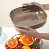 Fruit Plate Translucent Diamond-texture Light Luxury Large Capacity Fruit Plate Versatile