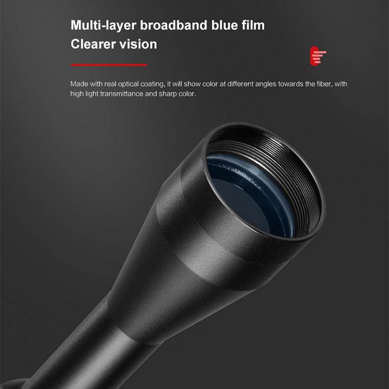 3-9x40 EG Red/green Illuminated Hunting Scope Riflescope Gold Military Optic Sight Sniper Deer Riflescope Scope Mildot