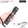 Ultra Bright XHP70.2/XHP50 LED Flashlight 18650/26650 Rechargeable Flashlights Waterproof Torch Tactical Flashlight Super Bright