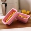 Silicone Loaf Pan Rectangular Cake Mold Large Baking Tray for Toast Bread Desserts High-temperature Resistant Bakeware