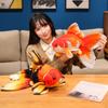 Simulation Goldfish Doll Plush Toy Small Goldfish Big Fish Doll Children Soothing Rag Doll Birthday Gift
