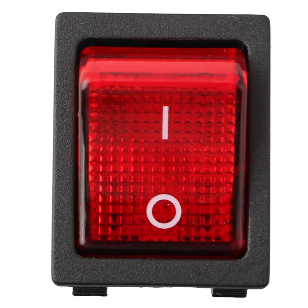 Welding Machine Power Switch 30A 250VAC Electric Heater Switch 4Pin with Light