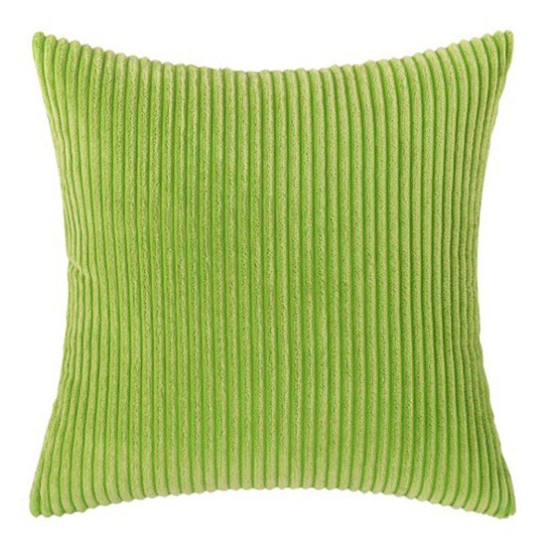 Square Cushion Case Sofa Cover Corduroy Winter Pillow Plush Velvet Home Decor