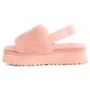 Disco Sheepskin Comfortable Versatile Fashion Sandals Women Sandals Pink 1112258-PDS