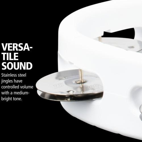 MEINL Percussion Headliner Series Handheld ABS Tambourine HTWH