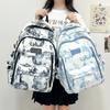 Large Capacity Backpack Middle School Student Graffiti Backpack