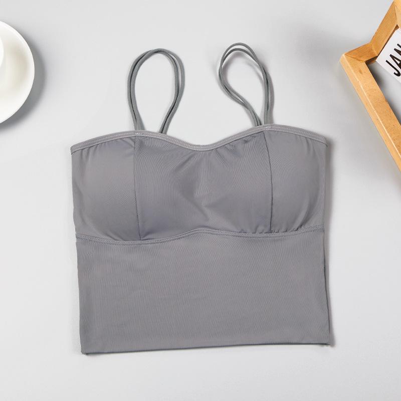 Halter Vest Female Summer Spread Chest Inside with The United States Back Outside To Wear A New Summer Bra Bottom with Chest Pad Top Small Vest