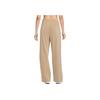 Nike Dri-Fit Logo Quick-Dry Loose-Fit Solid Color Sports Long Pants Women Bottoms Khaki IH0828-247