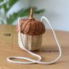 Portable PP Rattan Baskets Picnic Storage Basket Retro Wicker Suitcase Woven Hand Gift Box Sundries Cosmetic Organizer Boxs
