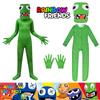 Roblox Friends Rainbow Green Cosplay Costume Kids Halloween Fancy Party Dress