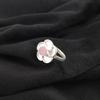 Rose Chalcedony Gemstone Jewelry, 925 Sterling Silver Jewelry, Handmade Ring, Adorable Jewelry For Wedding Git