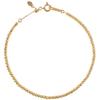 K18 Camille Ball Chain 18K Yellow Gold with Slide Adjustable Made In Japan [APRE] Bracelet, 16-18cm, 750, Adjuster, Length,