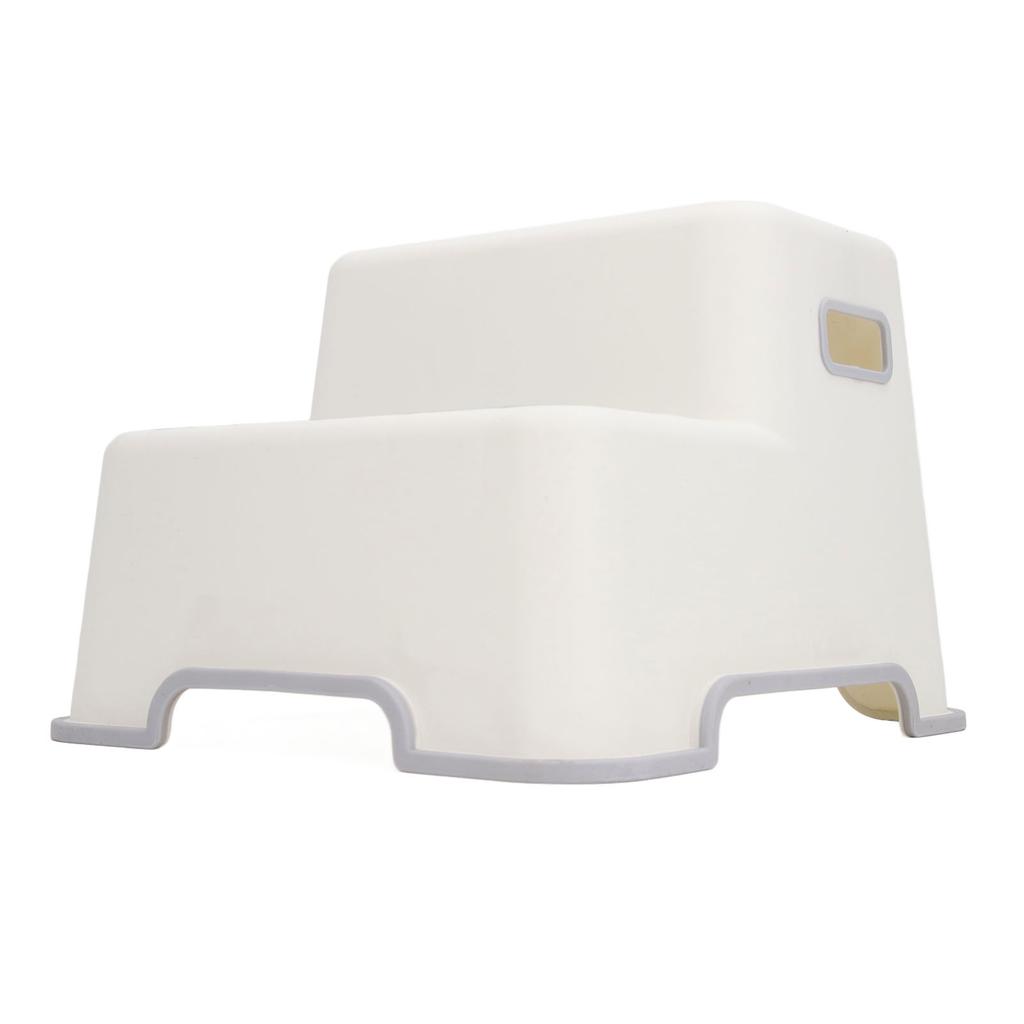 2 Step Stool for Kids Thicken Plastic Toddler Step Stool Non Slip Baby Stepping Stool Stable