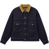 Levis Corduroy Collar Loose Vintage Denim Jacket Men Jacket Medium-Blue 0016V-0001