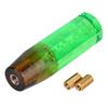 Universal Two Color Crystal Bubble Shift Knob Manual Gear Stick Lever Head with 8mm 10mm Threaded