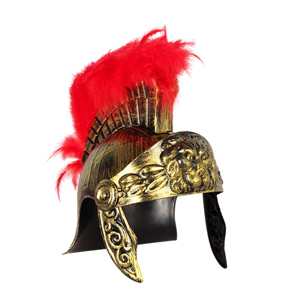 Adult Knight Helmet Ancient European Role Playing Greek Roman Knight Hat Carnival Party Cosplay Performances Costume