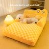 Autumn and Winter Dogs Small and Medium Dogs Warm Thickened Big Eyes Moe Sofa Nest Kennel Cat Nest Pets Four Seasons Dog Cushion