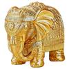 Gold Elephant Statue Resin Elephant Figurine Living Room Decor Wealth Lucky Elephant Figurine Elephant Decor Gifts for Women Mom