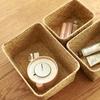 Decor Cosmetic Storage Container Woven Seagrass Storage Baskets Straw Rattan Basket Picnic Basket