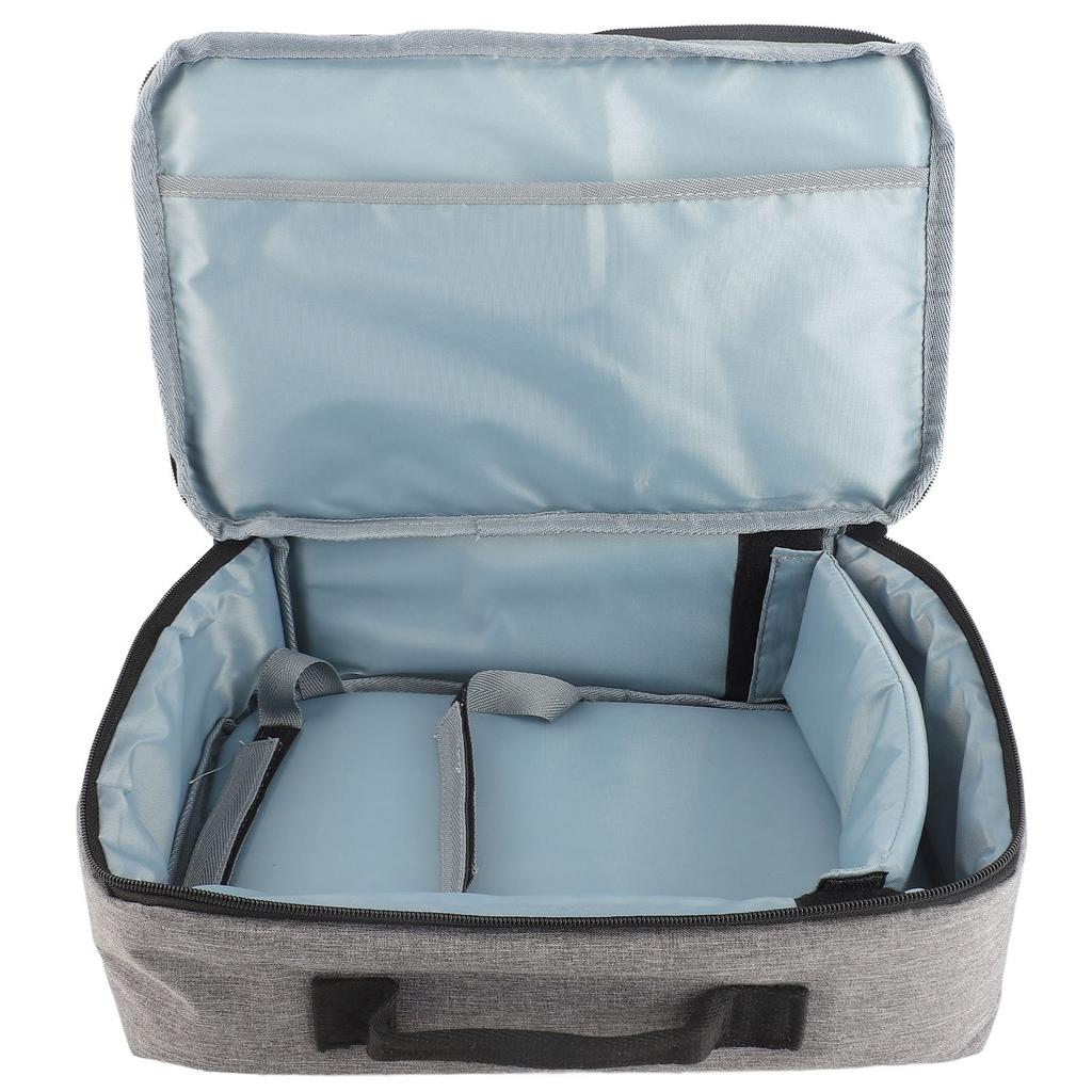 Projector Bag 13.6x7.9x4in Heavy Duty Nylon Portable Projector Carrying Case with Sturdy Handle for