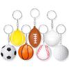 Keychain Sports Ball Link Keychain Key Ring Bag Decor Keychain Sport Gift For Men Women