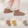 Autumn New Baby Socks Cute Cartoon Soft Cotton Kids Socks Non-Slip Sole Indoor Warm Socks For Baby