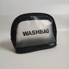 Large Capacity Transparent PVC Makeup Bag - Portable, Waterproof Travel & Swim Wash Bag