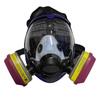 Full Face Respirator Gas Mask, Gas Mask, Suitable for Smoke Chemistry, Painting, Tactics - Survival Belt Activated Carbon Filter