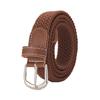 Fashion Universal Woven Thin Belt Elastic Casual Canvas Belt for Women Pants Jeans Knitted Needle Buckle Waistband Belts for Women