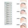 10x Natural Rubber Latex Eyelash Waterproof White Glue Eye False Eyelash N5C1