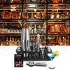 23Pcs Bartender Kit with Stand Silver Cocktail Shaker Set for Drink Mixing Martini Shaker Jigger Strainer Mixer Spoon Tongs Opener Stainless