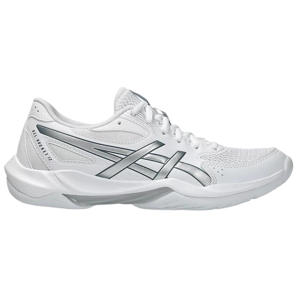 Asics Gel Rocket 12 White Pure Silver Women Sneakers 1072A119-101
