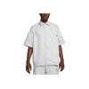 Solid Color Brand Logo Button Polo Shirt Men Tops White DX0898-012