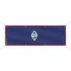 Bannière Drapeau De Guam - - 200x600 Cm - 8 Œillets - Polyester Durable - Impression Numérique