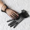 Ultra Thin Gauze Lace Gloves Short Wedding Mesh Gloves Elastic Women Tulle Gloves  Ladies
